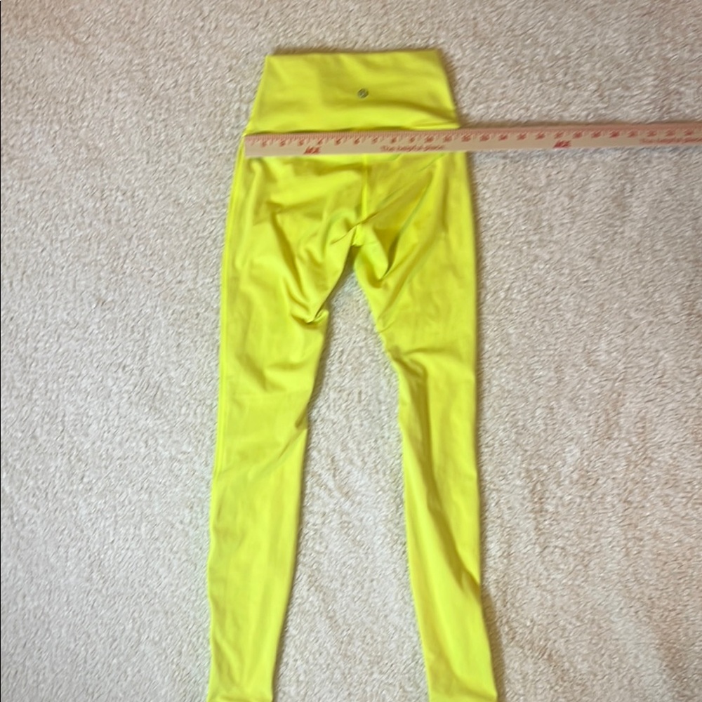 Lululemon Athletica Yellow Leggings